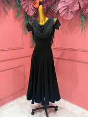 【美品】ジャンティ  社交ダンス　ワンピース　Ｍ 社交ダンス 衣装 ジャンティ スタンダード スタンダードドレス