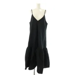 ノーリーズ Nolley's ラヴィソンラヴィエール Ravissant Laviere シャンブレータフタティアードキャミワンピース 38 ブラック /ES ■OS