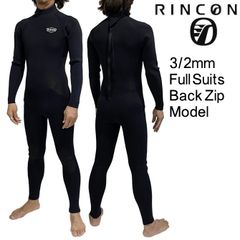【6サイズ】 2025年モデル メンズ Rincon リンコン ウェットスーツ 3/2mm フルスーツ バックジップ tmp-ss-bz