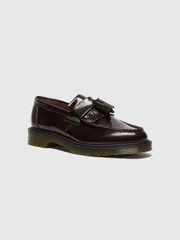 DR.MARTENS ドクターマーチン ローファー レディース メンズ 定番 天然皮革 本革 レザー ブラック チェリーレッド タッセル ローファー エイドリアン 14573001 14573601