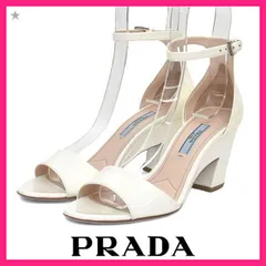 美品♪プラダ エナメル ストラップ サンダル 35.5(約22.5cm)