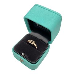 ティファニー TIFFANY&Co. リング・指輪 ティファニーT ダイヤモンド ワイヤーリング 9号 K18ピンクゴールド レディース