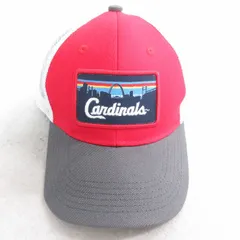 中古 メッシュ キャップ MLB セントルイスカージナルス 刺? ツートンカラー 赤他 レッド メジャーリーグ ベースボール 野球 25aug07