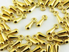 アジャスター チェーン 用 金具　しずく 型　ゴールド 50個　AP0366のサムネイル