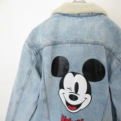リーバイス LEVIS ミッキーマウス ボア デニム ジャケット Gジャン 90周年記念 x934177ss