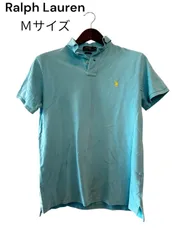 POLO Ralph Lauren ポロシャツ M ブルー 青 メンズ ポロ ラルフローレン 半袖 シャツ Tシャツ ユニセックス 春夏用 重ね着 春 春物