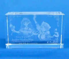 【中古】文房具その他 [単品] シャリステラ＆シャルロッテ ミニ・クリスタルペーパーウェイト 「PS Vitaソフト シャリーのアトリエ Plus ～黄昏の海の錬金術士～ 限定版(プレミアムボックス)」 同梱特典