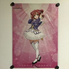 X2274 ◆미개봉품 쿠로사와 루비 러브라이브 선샤인 The School Idol Movie Over the Rainbow 예매권 특전 A3 사이즈 클리어 포스터