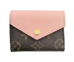◇美品 LOUIS VUITTON ルイヴィトン ポルトフォイユ・ゾエ M62933 モノグラム ローズバレリーヌ 三つ折り財布 ミニ財布◇