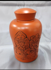 梅原宗光作　茶筒　煎茶　抹茶　工芸品　昭和レトロ　新品　未使用品