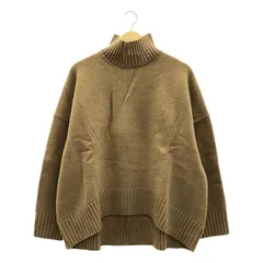 CINOH / チノ | Deuxieme Classe 取扱い / ウールオーバーサイズ ハイネックニット | ブラウン | レディース