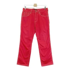 サイズ：M ROUGH&SWELL ラフアンドスウェル  ストレッチパンツ  レッド系 [240101314908] ゴルフウェア メンズ ストスト