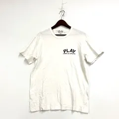 【中古品】PLAY COMME des GARCONS プレイコムデギャルソン LOGO PRINT SS TEE ロゴ プリント ショートスリーブ Tシャツ 半袖 トップス 【140-250802-as-05-izu】