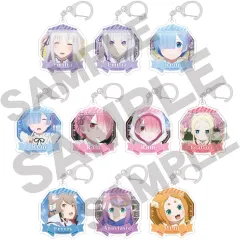 【中古】キーホルダー 全10種セット 「Re：ゼロから始める異世界生活 トレーディングアクリルキーホルダー」