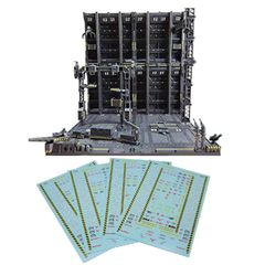 【在庫セール】格納庫 ジオラマベース 模型 展示 プラモデル 基地 戦艦 ガンプラ ドック プラモ (UME-STAR) 背景