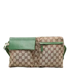 2023年最新】グッチ ウエストバッグ GGキャンバス レザー 28566 GUCCI