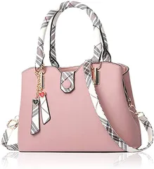 ノーブランド 母の日 ショルダーバッグ レディース 斜めがけバッグ 肩掛け ハンドバッグ 女性用 カバン( ライトピンク)