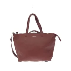 良好 Y'saccs イザック  2WAYハンドバッグ   ボルドー レザー レディース 　240001154572