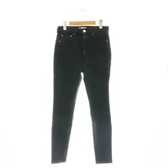 マウジー MOUSSY HW Rebirth L BLACK SKINNY デニムスキニーパンツ ジーンズ スリム 26 S 黒 ブラック 010CSC12-2430 /AT ■OS