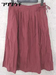 ◇ ◎ PAR ICI パーリッシィ ロング フレア スカート サイズF レッド系 レディース  【1002800362783】のサムネイル
