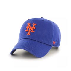 【新品・未使用】'47 6PANEL CAP (Mets CLEAN UP) BLUE フォーティーセブン 6パネルキャップ (メッツ クリーンアップ) ブルー