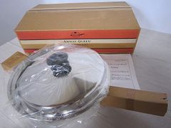 Amway アムウェイ クイーン  大フライパン 蓋付き 鍋 ステンレス【未使用】MO5046KOT【Shops 匿名配送】