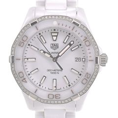 タグホイヤー TAG HEUER WAY1396.BH0717 アクアレーサー セラミック/ダイヤモンド クォーツ レディース 美品 箱・保証書付 J#139958
