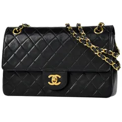 2024年最新】（中古）(シャネル)CHANEL Wチェーンショルダーバッグ ...