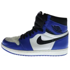 NIKE (ナイキ) AIR JORDAN 1 RETRO HIGH OG GAME ROYAL 555088-403 エアジョーダン1 ゲームロイヤル ハイカットスニーカー ホワイト/ブルー US10/28cm