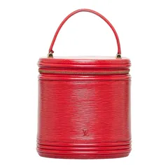 ルイ ヴィトン エピ カンヌ ハンドバッグ バニティバッグ M48037 カスティリアンレッド レザー レディース LOUIS VUITTON【219-05938】