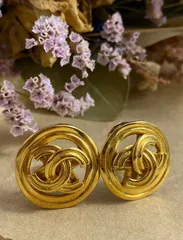 CHANEL ココシャネル / イヤリング / ゴールド / ヴィンテージ / リリアルロン / chanel329-01