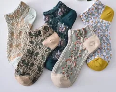 靴下 レディース 可愛い 靴下セット まとめ売り 5足組 おしゃれ