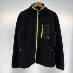 【中古】THE NORTH FACE フリースジャケット サイズM ブラック NJ4FM01 韓国タグ ノースフェイス[19]