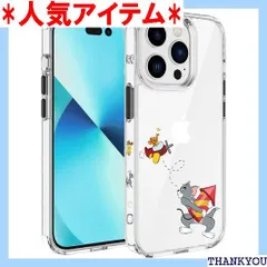 iPhone13Pro Max 用 ケース トムとジェリー かわいい 透明 スマホケース 人気 おしゃれ 可愛い アニメ キャラクター イラスト デザイン アイフォン 13プロ マックス 用 ケース 6.7インチ クリアケース TPU 軽 アカバー-3 700