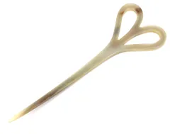 レア　新品　HERMES エルメス　かんざし　バッファローホーン　ヘアアクセサリ レア 新品 HERMES エルメス かんざし バッファローホーン ヘア