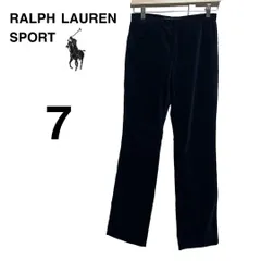 7【 RALPH LAUREN SPORT （ ラルフローレンスポーツ ） 】 パンツ 7号 カジュアル 綺麗め  ネイビー シンプル シルエット美脚効果 オフィスコーデにも◎ T386_a019のサムネイル