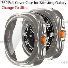 サムスンギャラクシーウォッチ用の完全保護ケース 44mm  40mm  360保護アクセサリー 6