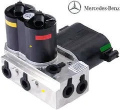【M's】 W215 C215 ベンツ CLクラス CL500 CL600 CL55 CL65 (1999y-2005y) 純正品 ABCバルブブロック プレッシャーバルブ ユニット 1個 正規品 純正 パーツ 部品 2203201258 2203200358のサムネイル
