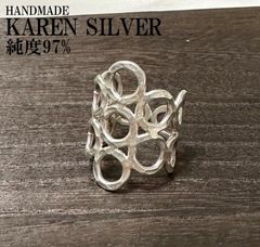 シルバーリング カレンシルバー カレン族 ハンドメイド エスニック #11