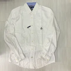 USA規格 TOMMY HILFIGER ストレッチ カスタムフィット オックスフォードシャツ (R4F-28)