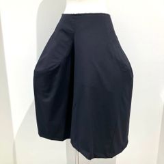 GL-S009 コムデギャルソン COMME des GARCONS ウールトロ 立体デザインスカート ネイビー Sサイズ 2023年A/W
