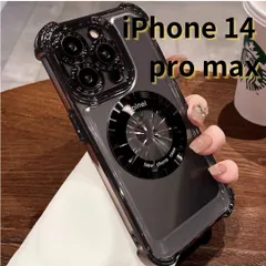 【SHOPS】iPhone14 pro max スマホケース 黒 クリア ワイアレス充電 耐衝撃 レンズ保護 軽量 透明 おしゃれ シンプル E023