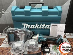〇【未使用】マキタ Makita GA404DRGXN 充電式ディスクグラインダ バッテリ×2・充電器付き【ハンズクラフト佐賀】【中古】