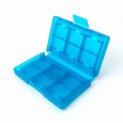 ☆ ライトブルー ☆ Switch 対応 カードケース クリア 大容量 switch対応 ソフトケース 透明 ゲームソフト 収納 収納ケース ゲームカードケース クリア カードケース 保護ケース 24枚収納 大容量 傷防止 防塵 コンパクト スリム