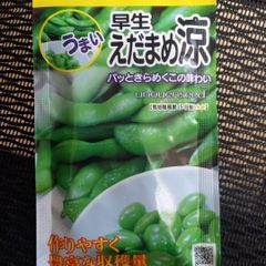 未開封＜野菜の種＞エダマメ　早生えだまめ涼　25ｍｌ　枝豆の種