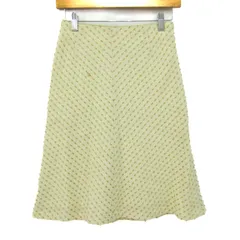 ロペ フレアスカート ウール混 ブランド ボトムス 日本製 レディース 63-90サイズ イエロー ROPE' 【中古】