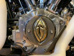 ゼファー400 ゼファーχ スプロケカバー FX旧車仕様 バフ掛け鏡面
