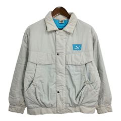 PUMA プーマ 中綿ジャケット スポーツ アイボリー(メンズ 5)中古 古着 U3109