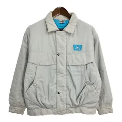 PUMA プーマ 中綿ジャケット スポーツ アイボリー(メンズ 5)中古 古着 U3109