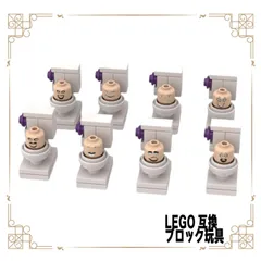即納 スキビディトイレ　LEGO互換　ブロック　ミニフィグ　ノーマルトイレ軍団　8体セット　ミニフィギュア　スキビティ　レゴ
